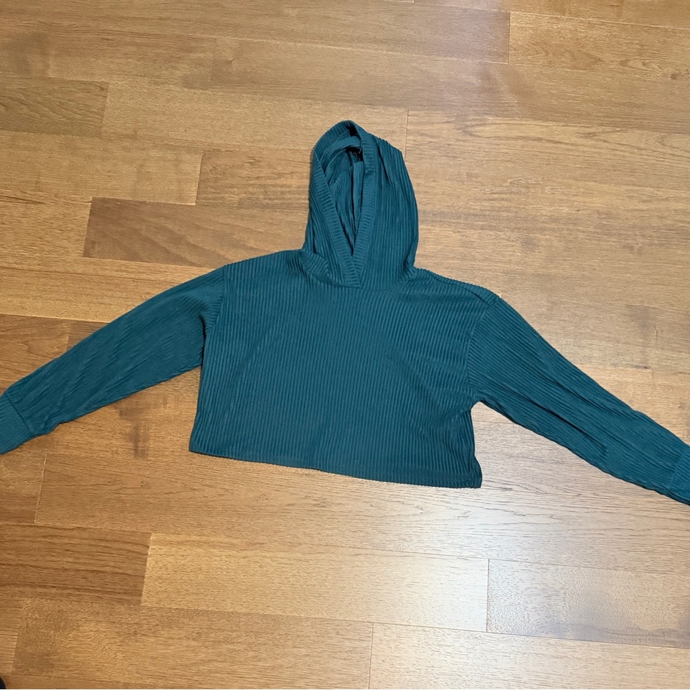 Hollister Teal Knit Sweater